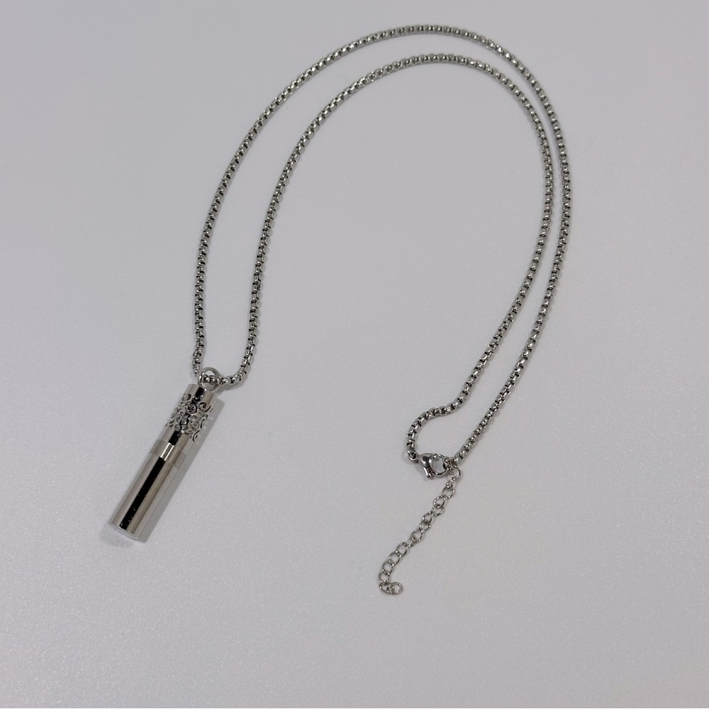 Essential Oil Perfume Diffuser Aromatherapy Pendant Necklace Stainless Steel